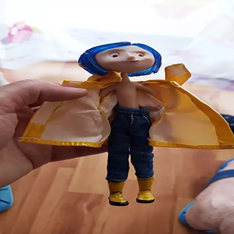 Mô Hình Đồ Chơi Nhân Vật Bendy San Hô Pvc Màu Vàng