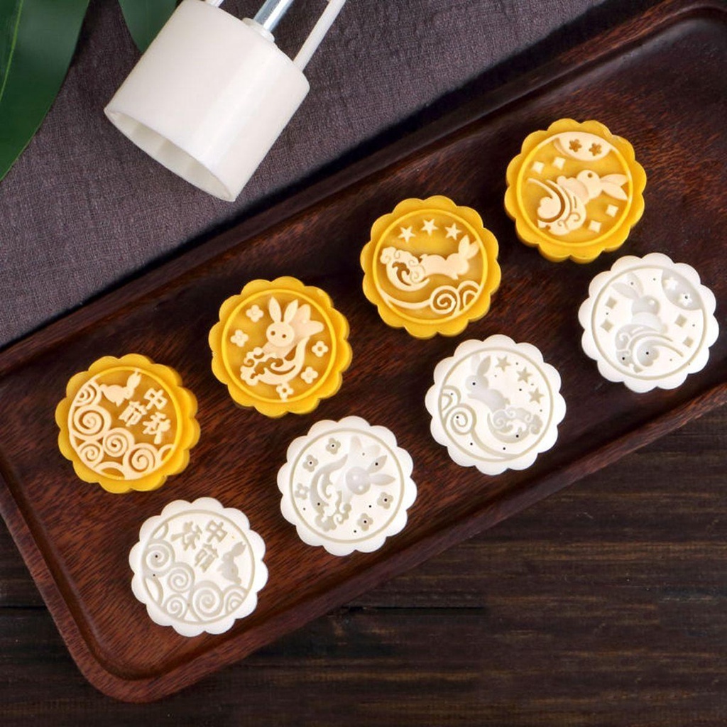 Dụng Cụ Nhấn Tay Tạo Hình Hạt Đậu Xanh Dễ Thương 50g