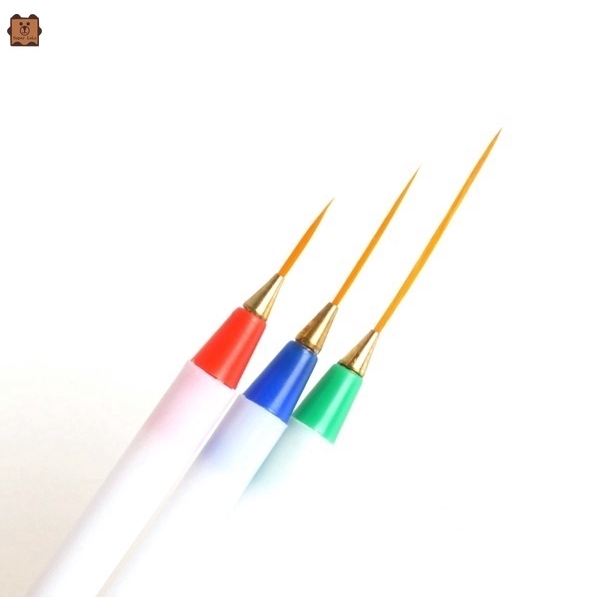 [Hàng mới về] 3 cọ vẽ trang trí móng tay 3 kích thước tiện lợi