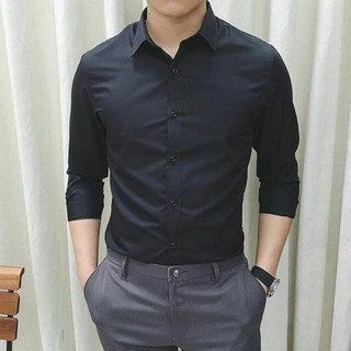 Áo sơ mi đen quyến rũ sang trọng