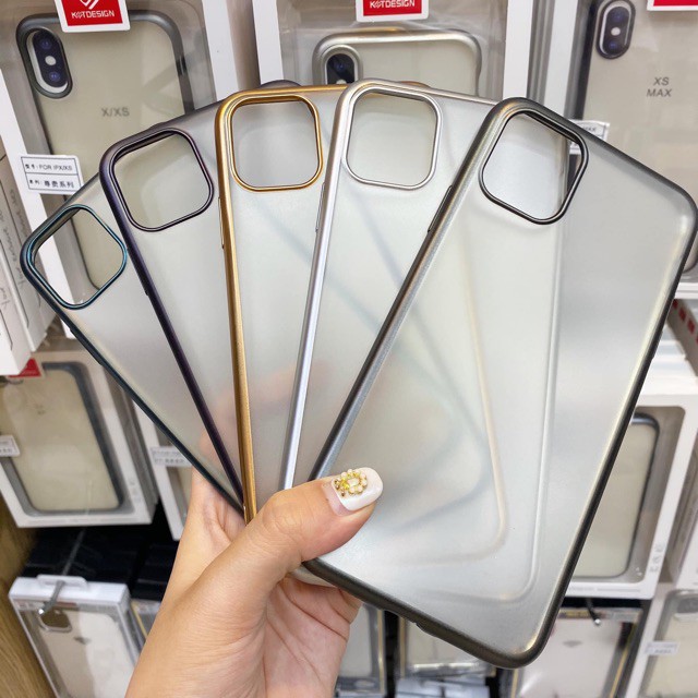 Ốp cho iP 12 J-CASE lưng nhám viền màu chính hãng