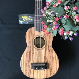 Đàn Ukulele Soprano Gỗ Sọc cao cấp - CB2