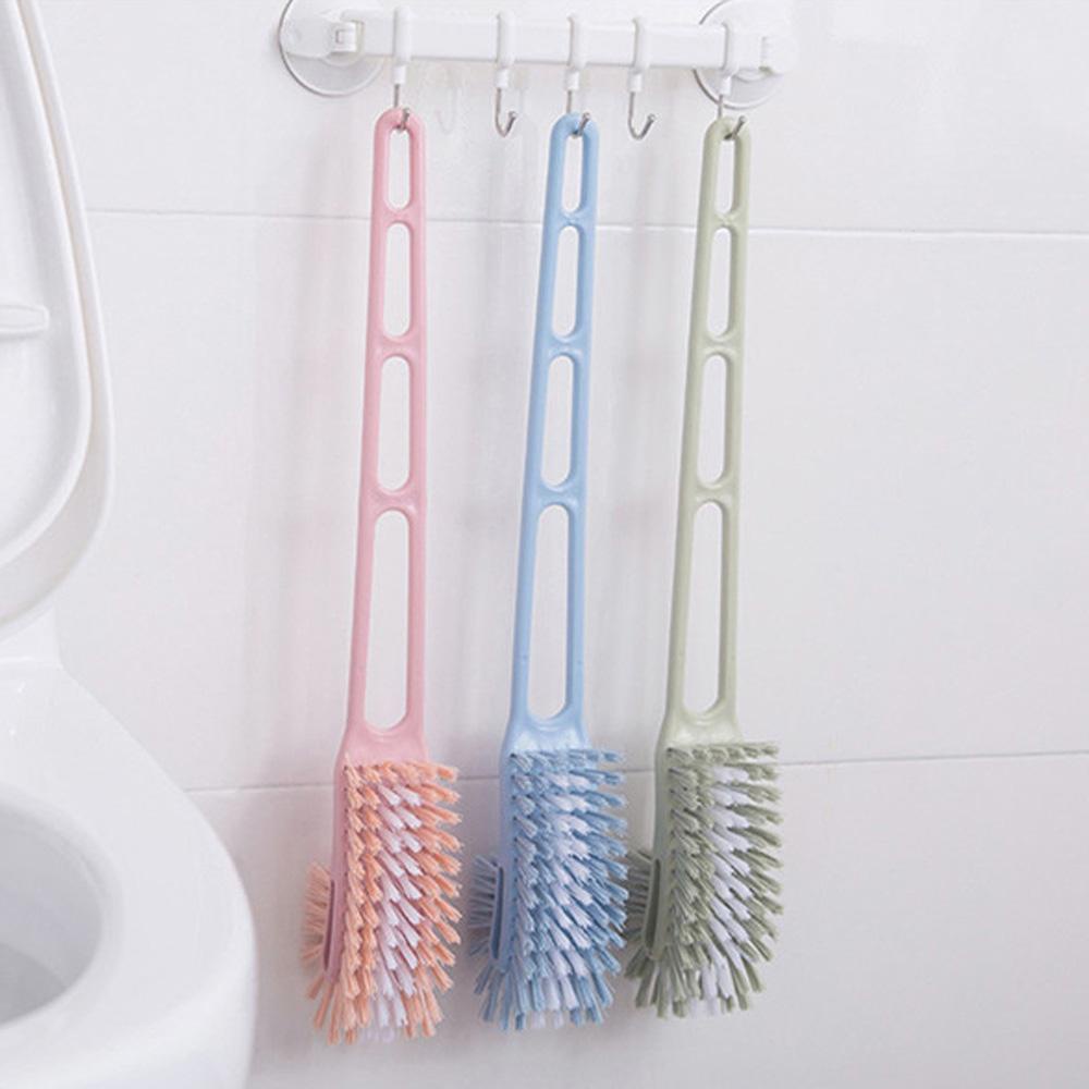Bàn Chải Cọ Bồn Cầu Bằng Nhựa Hai Mặt Tiện Dụng