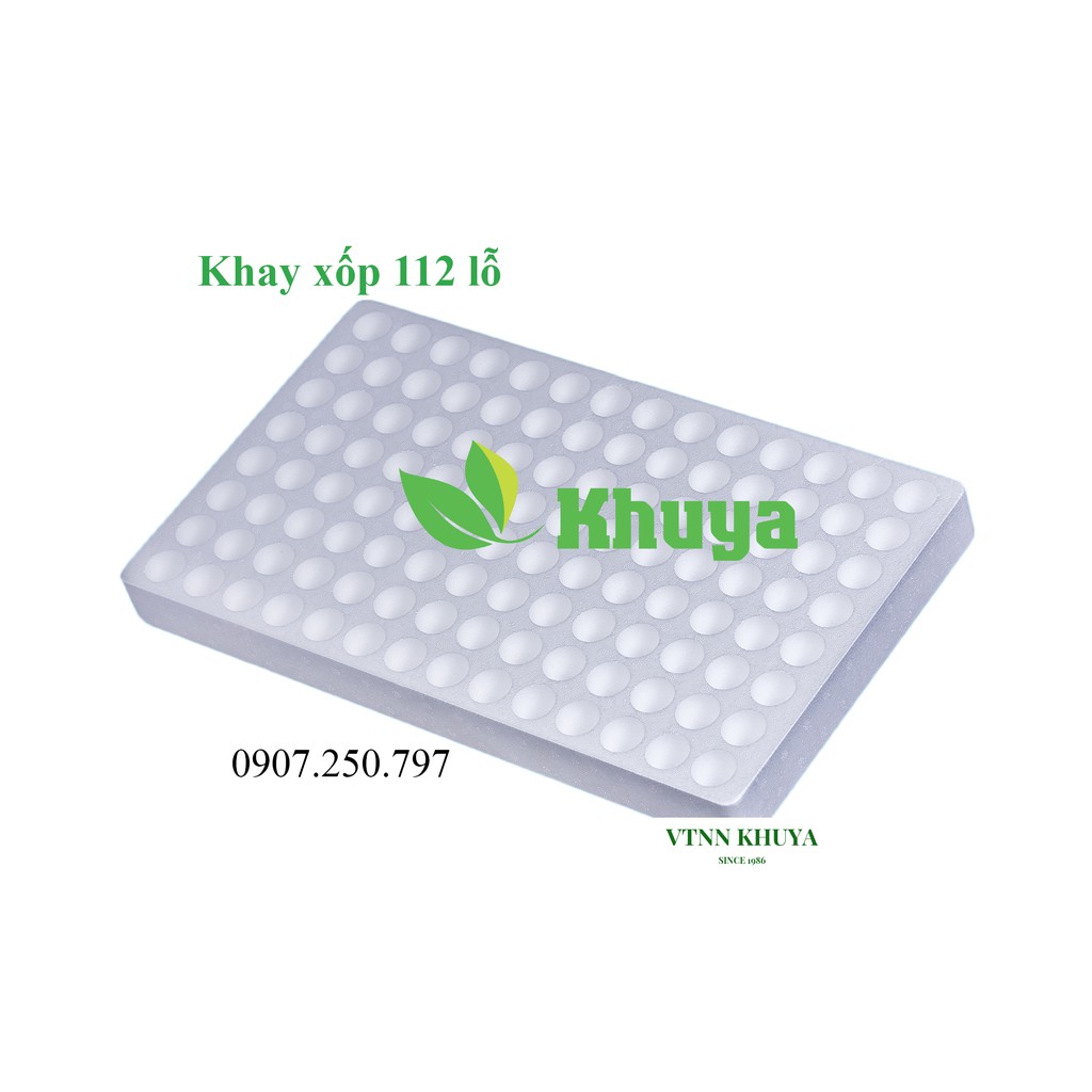 Khay xốp ươm hạt 112 lỗ