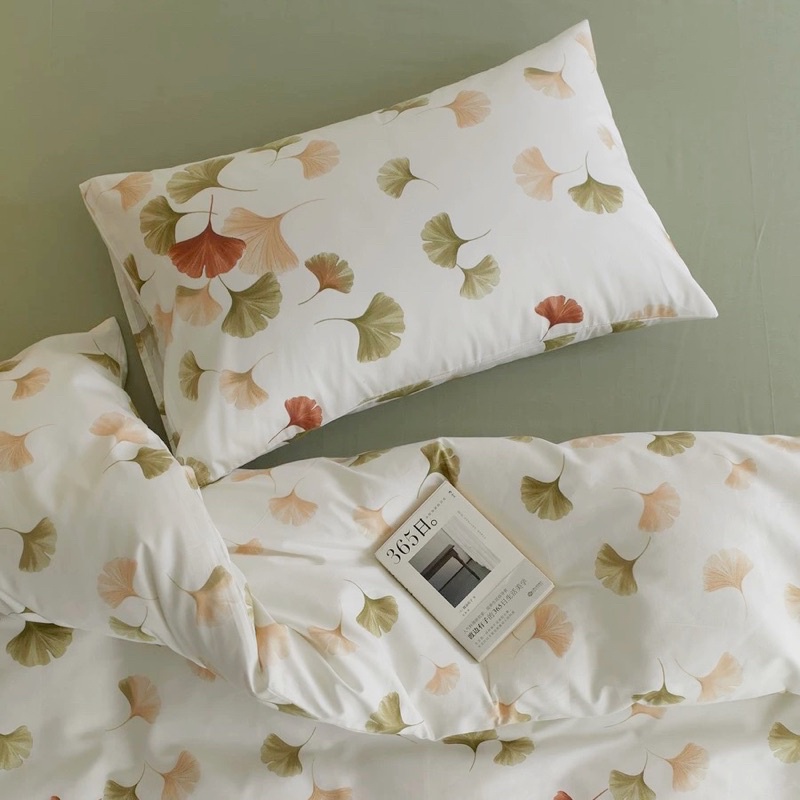 Bộ Chăn Ga Gối Cotton Living - 100% Cotton Hoạ Tiết MÂY BEDDING