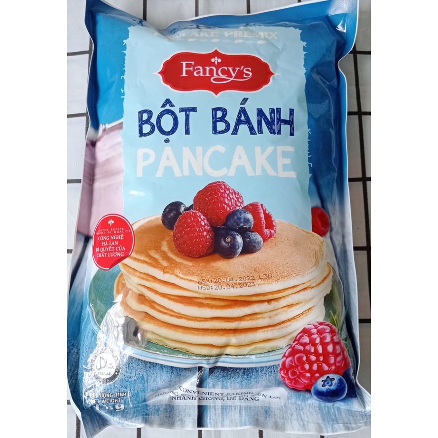 Bột Trộn Sẵn Bánh Pancake Fancy làm bánh Doreamon - túi 1kg