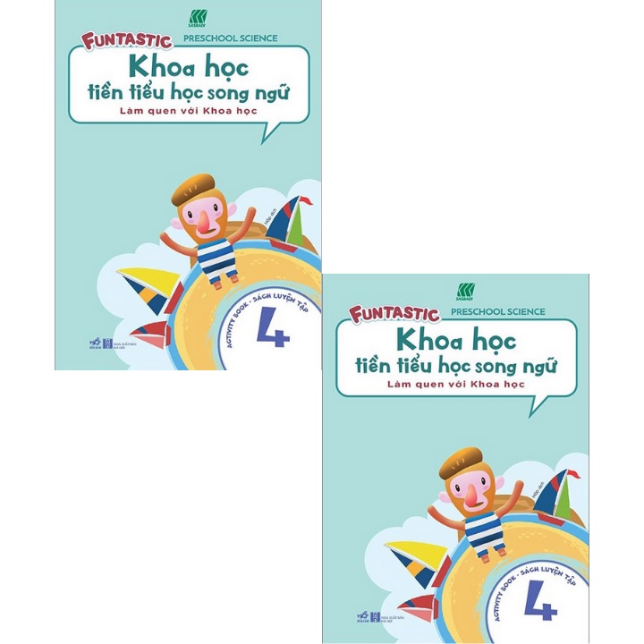 Sách - Khoa Học Tiền Tiểu Học Song Ngữ - Sách Luyện Tập 4