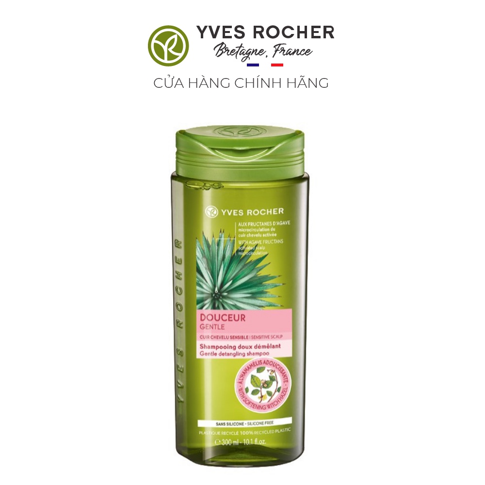 Dầu Gội Chăm Sóc Tóc Dịu Nhẹ Yves Rocher Gentle Delangling Shampoo 300ml