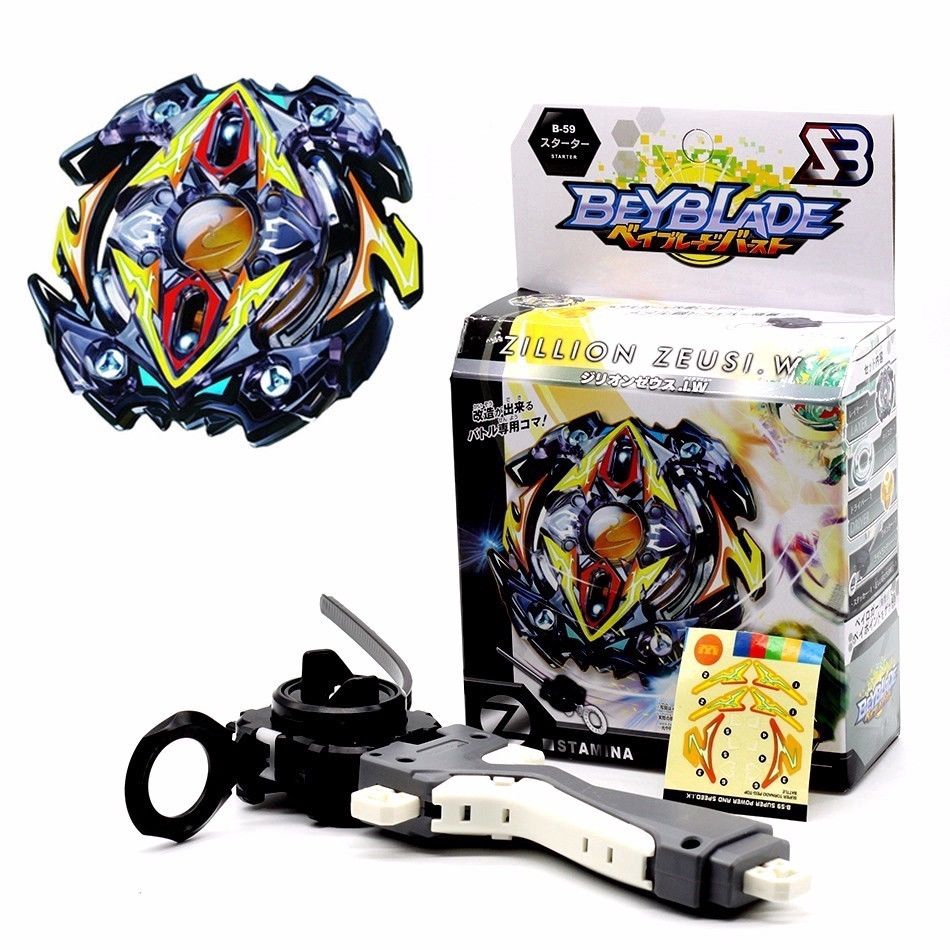 Beyblade Burst Metal Bayblade Kreisel Top with Launcher Handle Set Kid Beyblade Toys Boy Toy Set for Birthday Gift