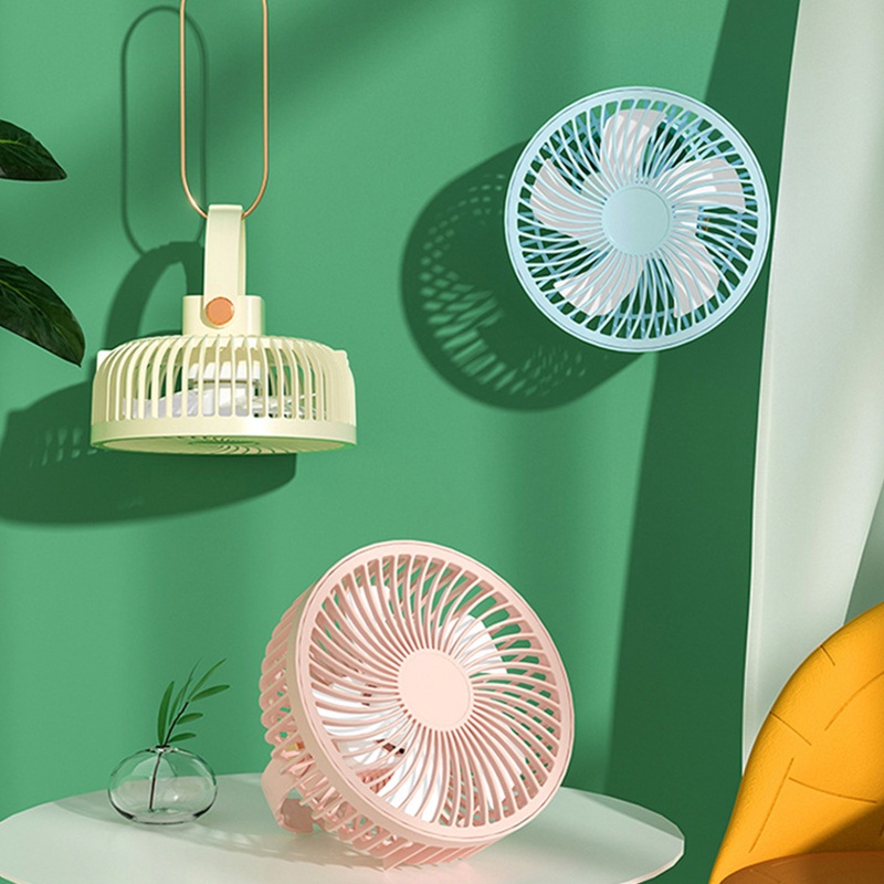 Quạt Cắm Trại Có Tay Cầm Và Móc Treo Tiện Dụng