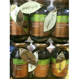 Viên uống SpringLeaf Liver Detox 15000mg – Hỗ trợ giải độc gan (lọ 120 viên)