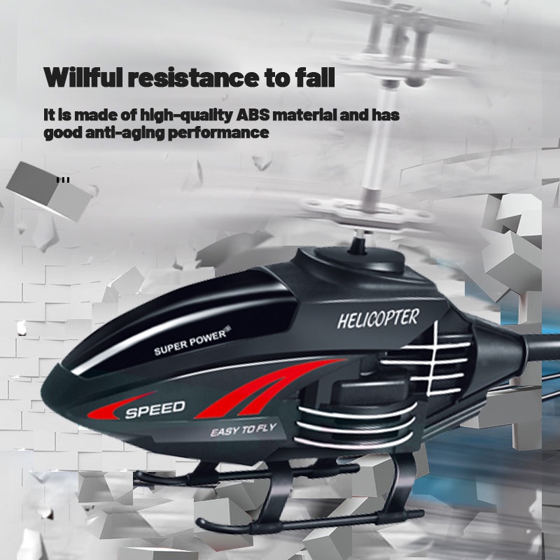 Đồ chơi máy bay trực thăng điều khiển từ xa ZHAN QI TOYS 2.4G 2CH không có cổng sạc usb