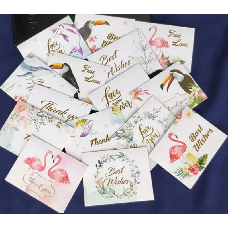 THIỆP MINI LOVE BEST WISHES