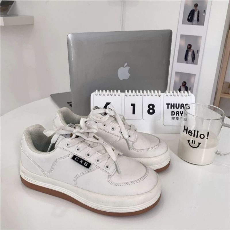Giày Sneaker Basic Phong Cách Ulzzang Hàn Quốc
