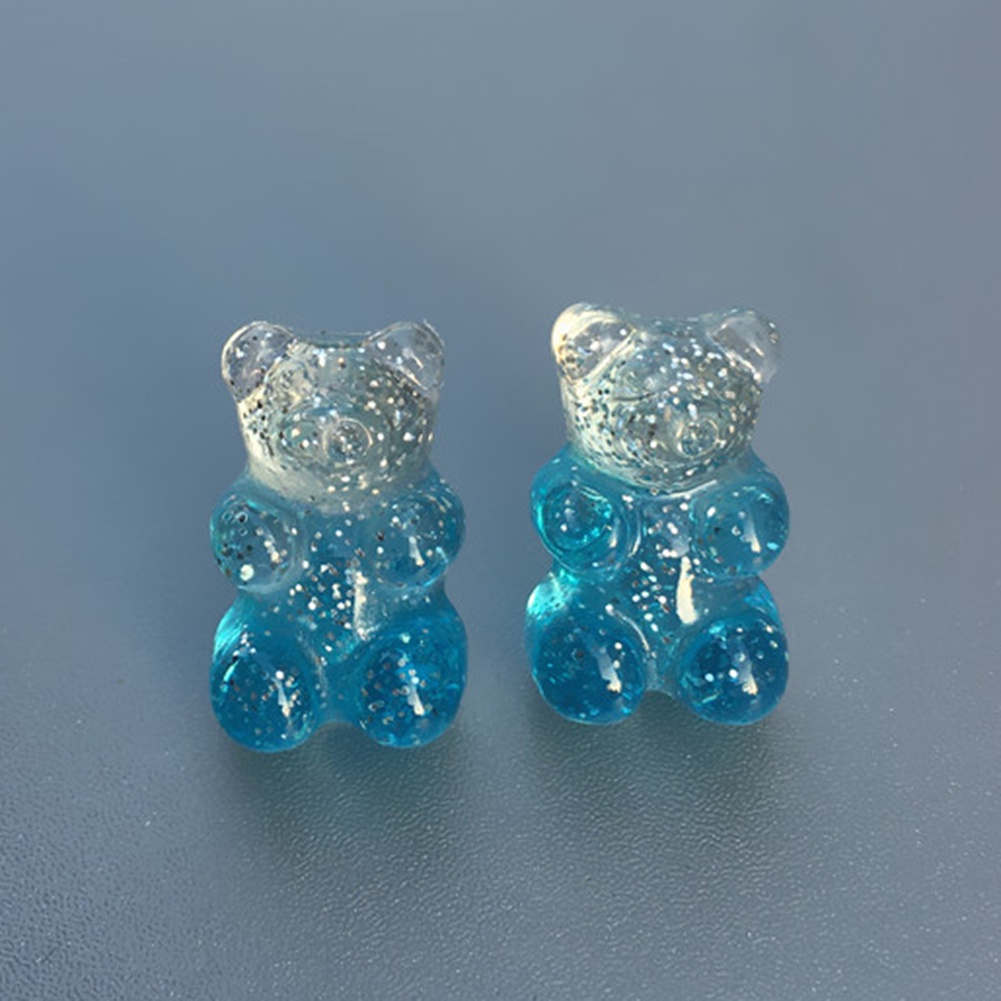 Bông Tai Hình Gấu Nhiều Màu Dễ Thương