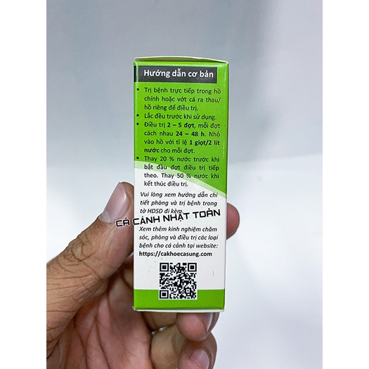 ĐỐM TRẮNG, KÝ SINH TRÊN CÁ CẢNH PARAKILL CKCS 20ML