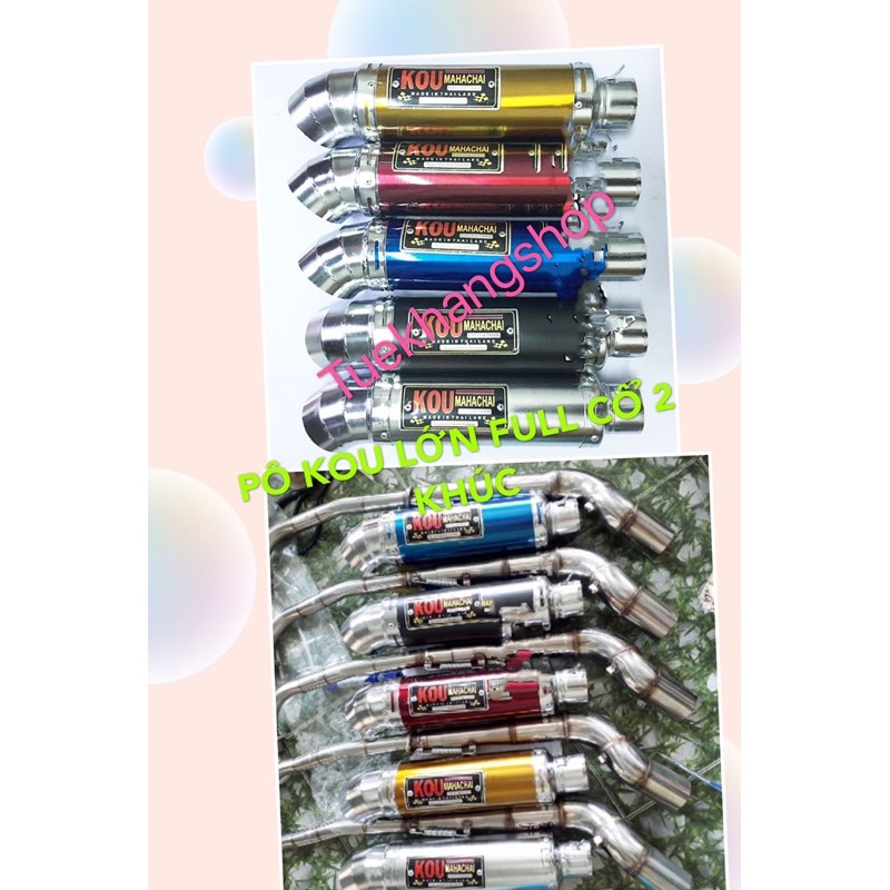 Pô KOU LỚN đủ màu full cổ 2 KHÚC dream wave sirius jupiter cub chaly si50 ex50