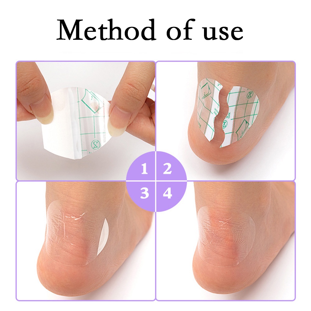 Bộ 2/10 Miếng Dán Gót Chân Chống Thấm Nước Chống Trượt Bảo Vệ Chân