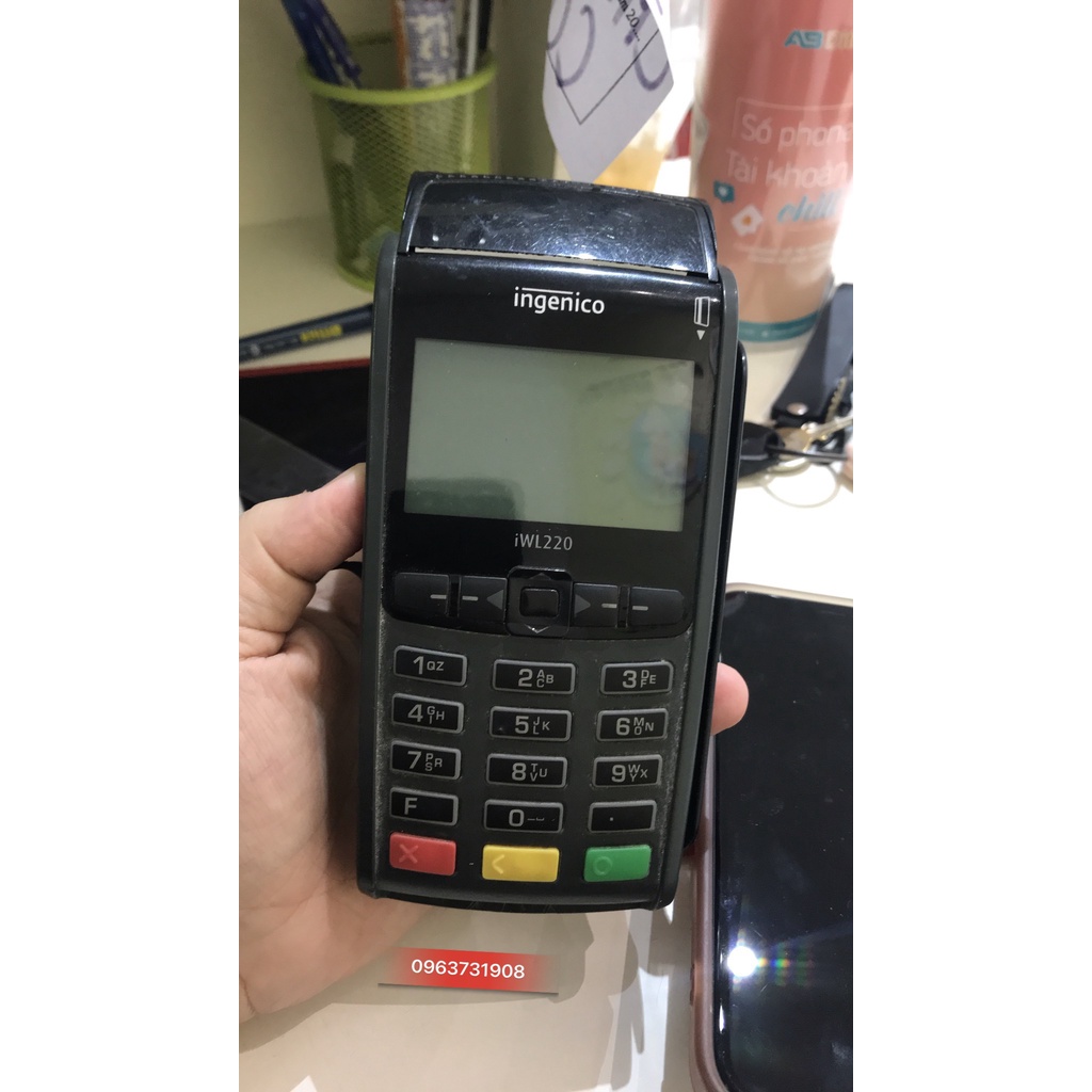Bộ sạc máy pos ingenico IWL220 chính hãng bảo hành 1 năm
