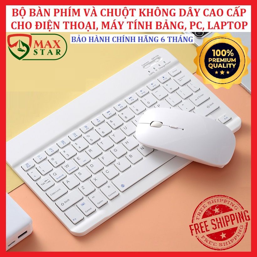 Bộ Bàn Phím Và Con Chuột Bluetooth Cho Các Dòng Laptop/PC/SmartPhone/Máy tính bảng