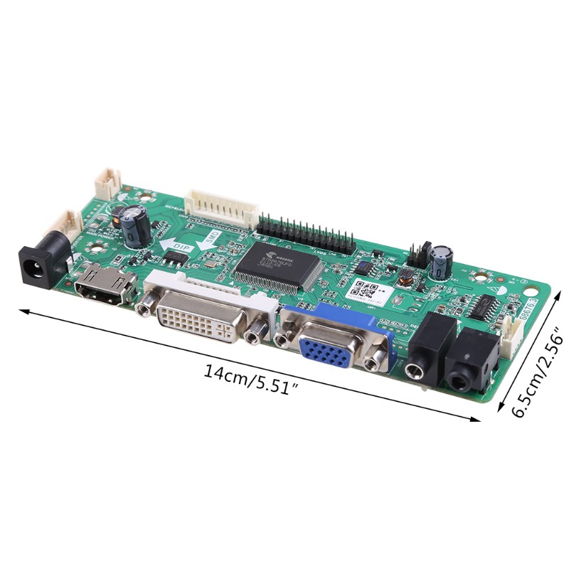 Bộ mạch điều khiển màn hình LCD 15.6" HDMI DVI VGA B156XW02 1366X768 1ch 6/8-bit 40 chân