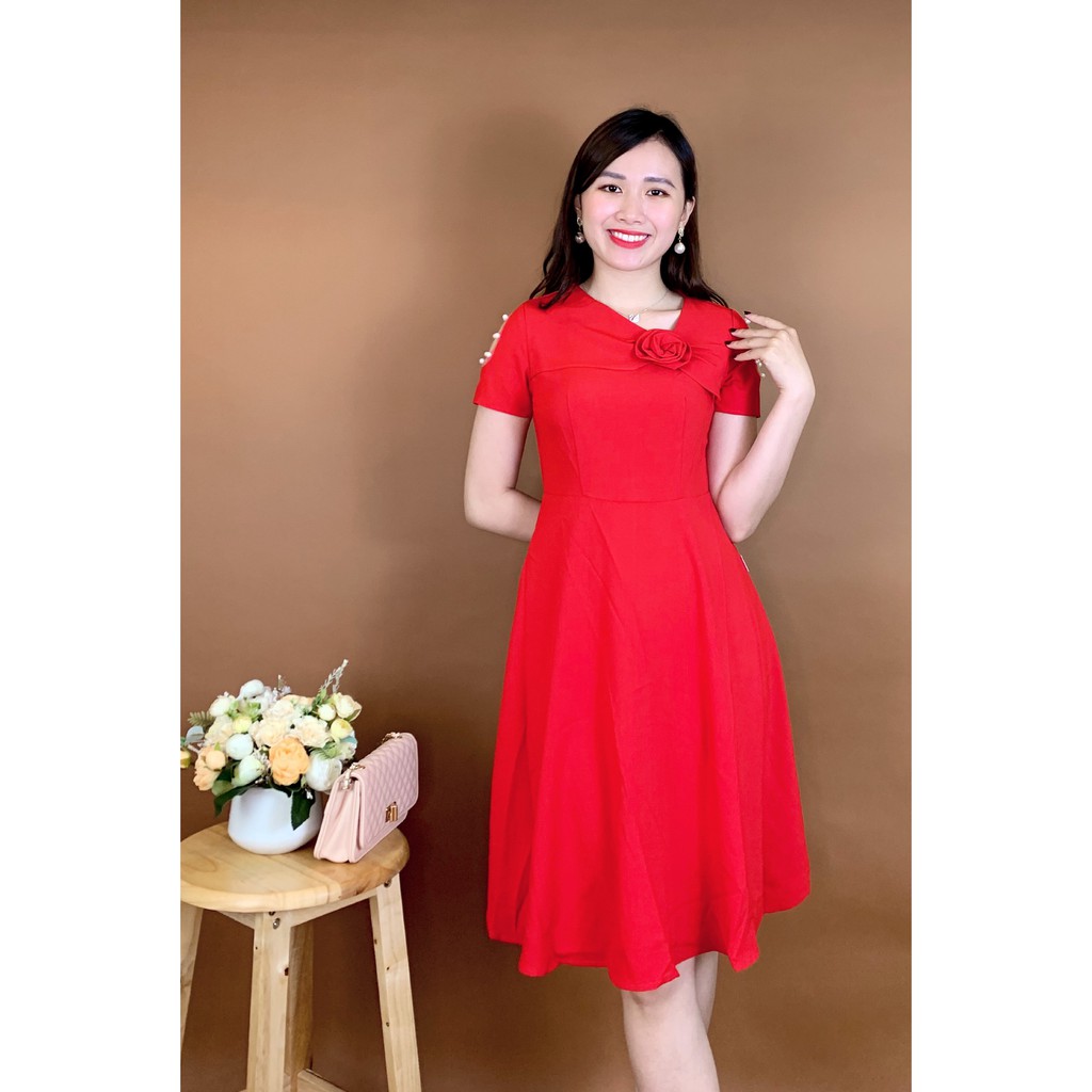 [Mã WASTMAY giảm 15% tối đa 30K đơn 150K] Đầm dáng xòe big size mango EMVY - V34 | BigBuy360 - bigbuy360.vn