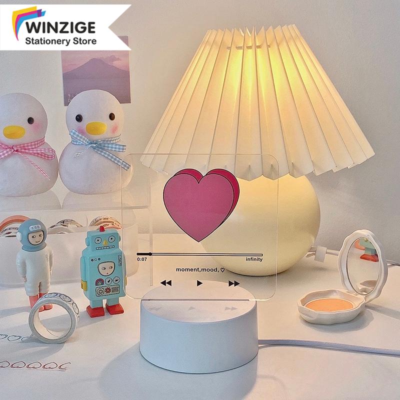 Đèn ngủ để bàn trang trí kiểu Hàn Quốc