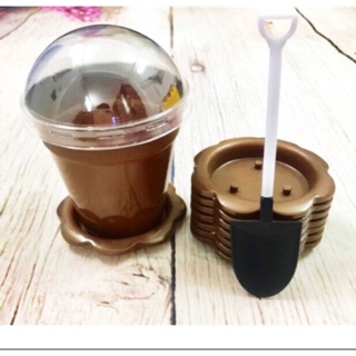 100 bộ cốc xẻng chậu cây tiramisu