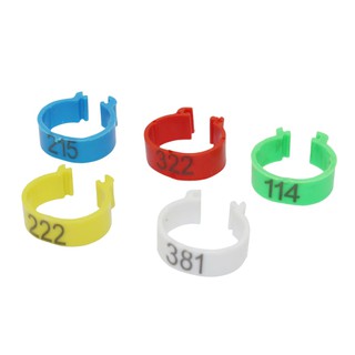 Bộ 100 Vòng Chân Đánh Dấu Gà Con Xinh Xắn 1.6cm Số 001-500