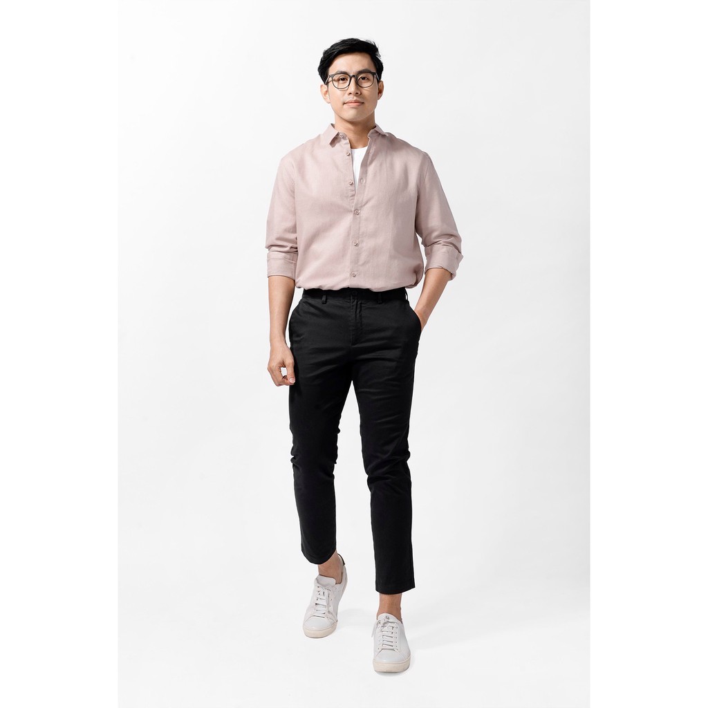 [ROUTINE] - Áo sơ mi LINEN x COTTON tay dài 5 màu 10S21SHL006 - Shop LASTORE