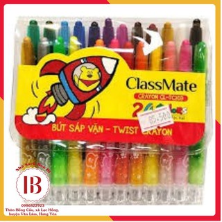 BÚT SÁP VẶN HẢI HÀ CLASSMATE 12,18,24 MÀU, SÁP MÀU, BÚT TÔ MÀU, AN TOÀN, KO ĐỘC HẠI