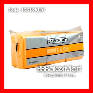 Phô mai cắt lát cam DAIRYMONT - 1kg (84 lát)