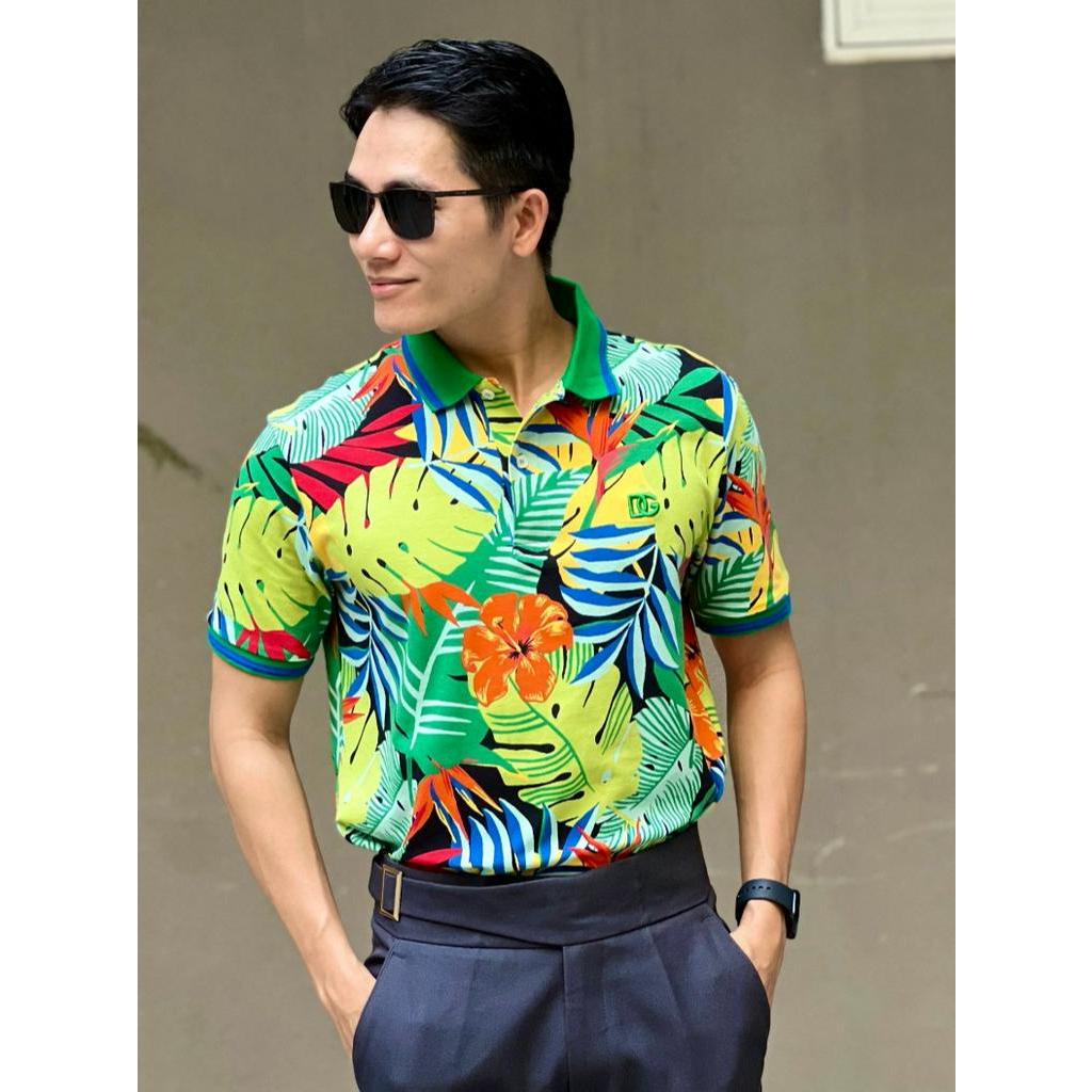 Áo Polo DG chất cotton 4 chiều xịn sò họa tiết cao cấp chuẩn store hãng phù hợp dạ hội, dạo phố