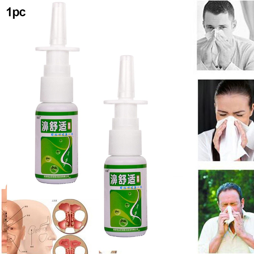 (hàng Mới Về) Xịt Thảo Dược Trị Viêm Mũi 20ml