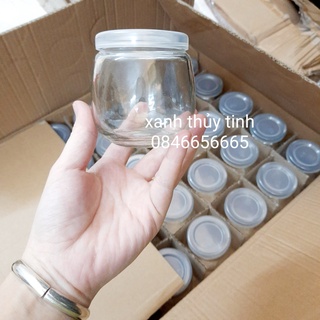 Hũ thủy tinh nắp nhựa làm sữa chua, Hũ sữa chua béo 200ml (1 hũ)