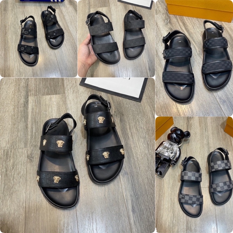 Sandal nam LV cho học sinh sinh viên cao cấp