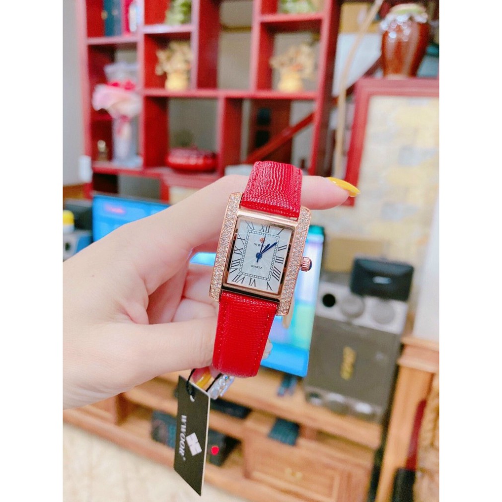 Đồng hồ nữ WWoor mặt vuông siêu xinh | BigBuy360 - bigbuy360.vn