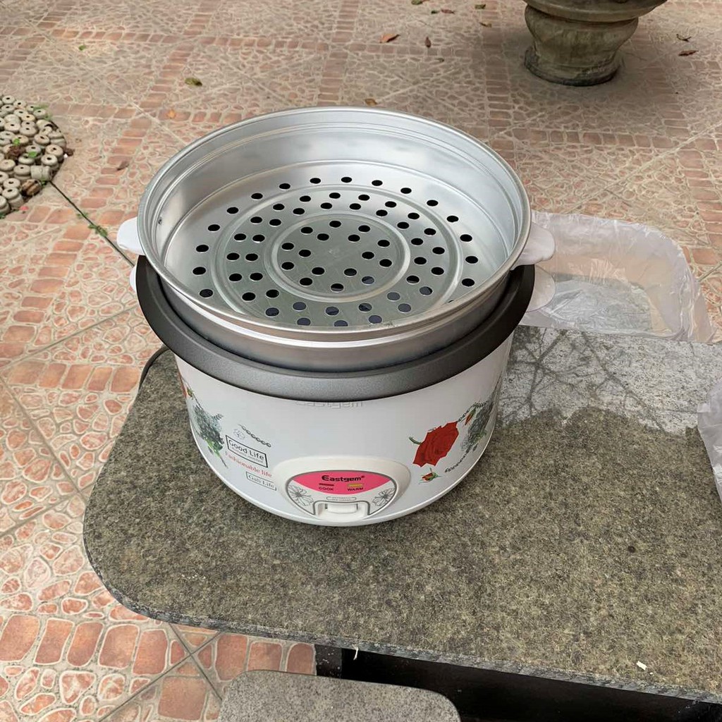 [Dung Tích Lớn] Nồi Cơm Điện Công Nghiệp Eastgem 10L, 13L - Chống Dính Tốt - Có Xưởng Hấp Tiện Dụng - Bảo Hành 12 Tháng | BigBuy360 - bigbuy360.vn
