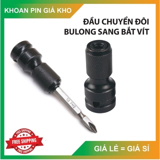[HOT] Đầu Chuyển Đổi Máy Siết Bu Lông 1/2 Sang Đầu Bắt Vít Lục Giác, Chất Liệu Cao Cấp