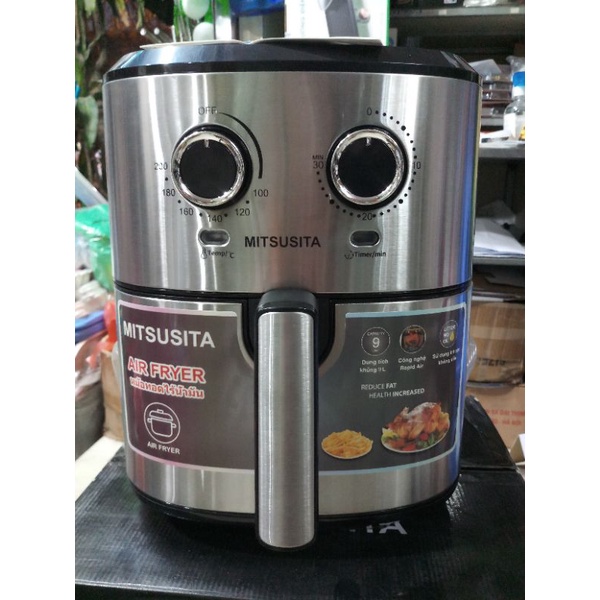 Nồi Chiên Không Dầu 9.0L MITSUSITA HA-9000 Công Suất 1700w  Bảo Hành 12 Tháng