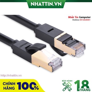 Cáp mạng đúc sẵn Cat7 dài 1m tròn chính hãng Ugreen 11268