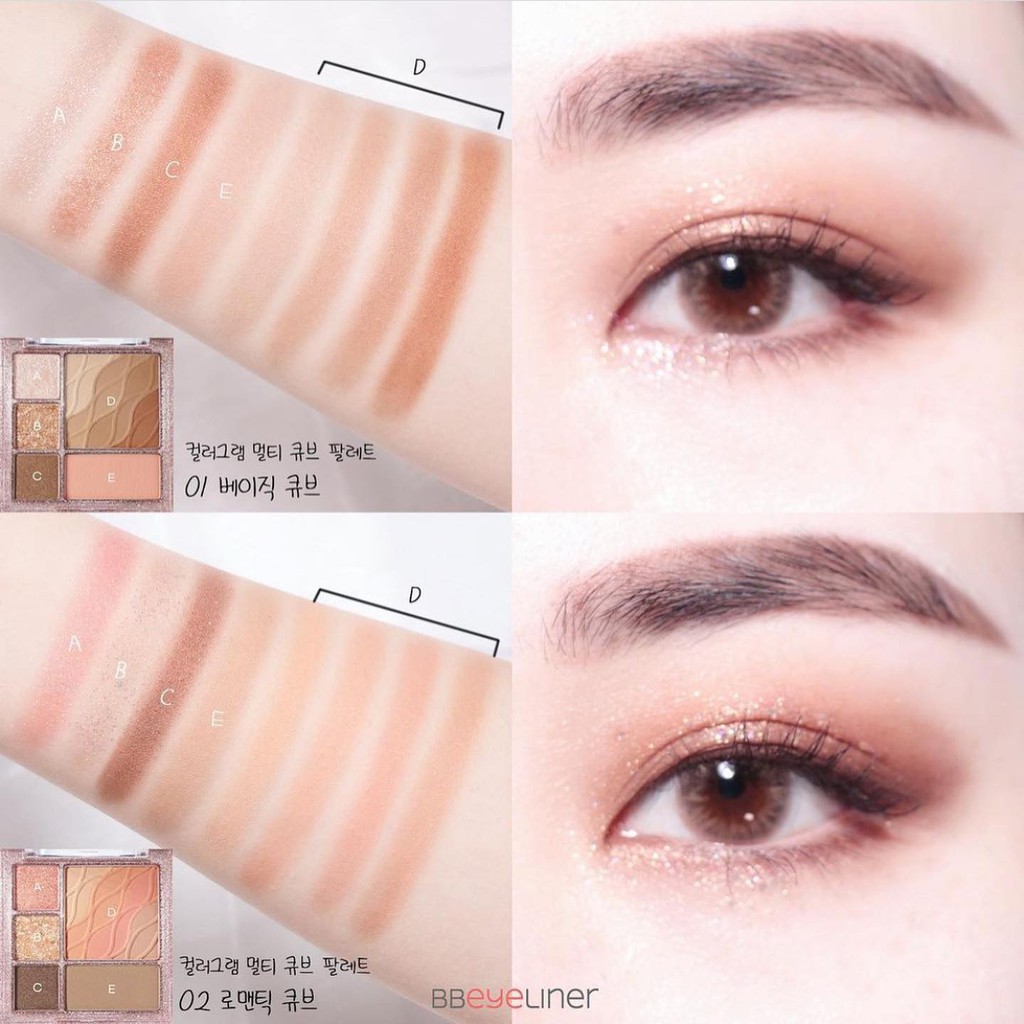 Phấn mắt COLORGRAM MULTI CUBE PALETTE