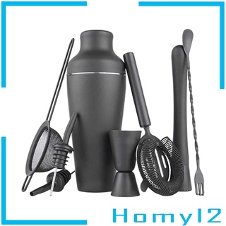 8Pcs Professional Premium Cocktail Shaker Set Martini Kit Wine Opener Bar
