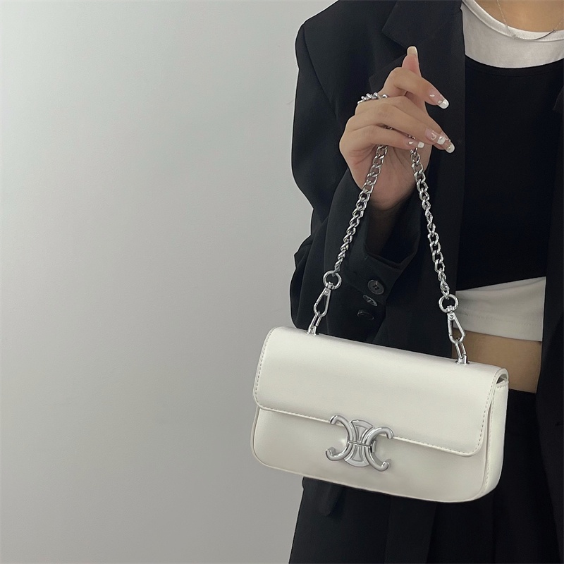 Túi Đeo Chéo Hình Vuông Nhỏ Màu Trơn Có Khóa Hàng Mới 2022