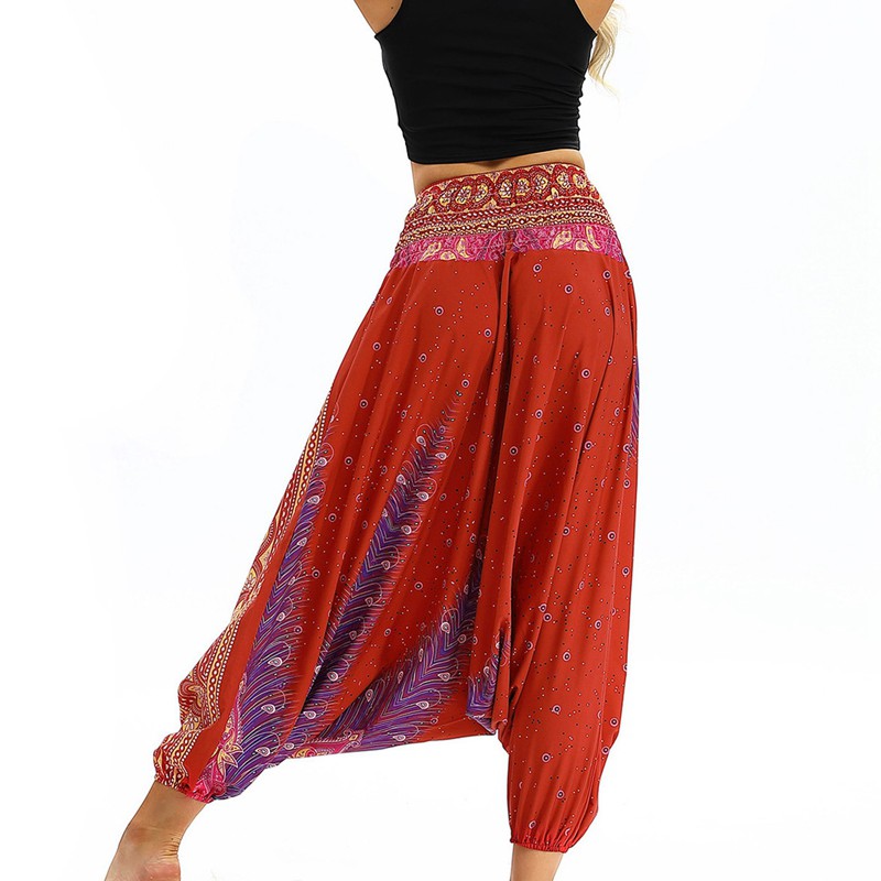 quần ống rộng Phong Cách Bohemian Cho Nữ | BigBuy360 - bigbuy360.vn