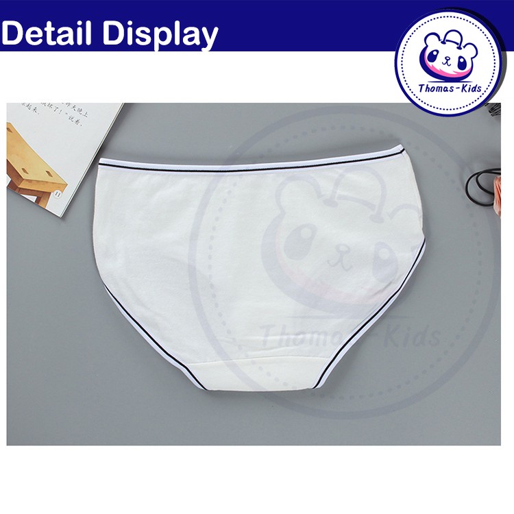 Quần lót cotton thoải mái thoáng khí dành cho bé từ 10-16 tuổi phong cách Hàn Quốc B221