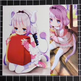 Poster Anime Maid Dragon (8 Tờ)