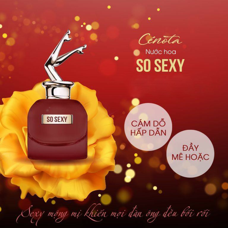 Nước hoa Cénota SO SEXY dành cho nữ 60ml- PG12 | Thế Giới Skin Care