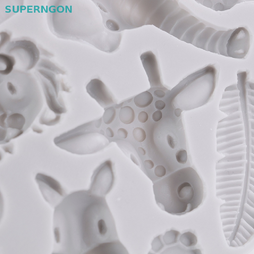 Khuôn silicone Làm Bánh Hình Động Vật Đáng Yêu