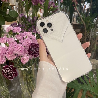 Ốp lưng Iphone trong suốt hình trái tim Iphone 13Promax, Iphone 12 Promax, Iphone 11 Promax